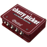 Radial Engineering Cherry Picker 4 Channel Preamp Selector *Free Shipping in the USA*
