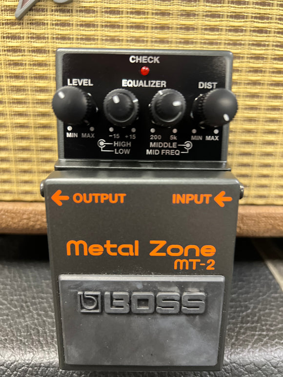 BOSS Metal Zone MT-2 Used