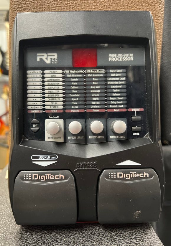 Digitech RP 155 Used w/adapter