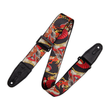 Levy's MPD2-123 Red Dragon Polyester Guitar Strap *Free Shipping in the USA*
