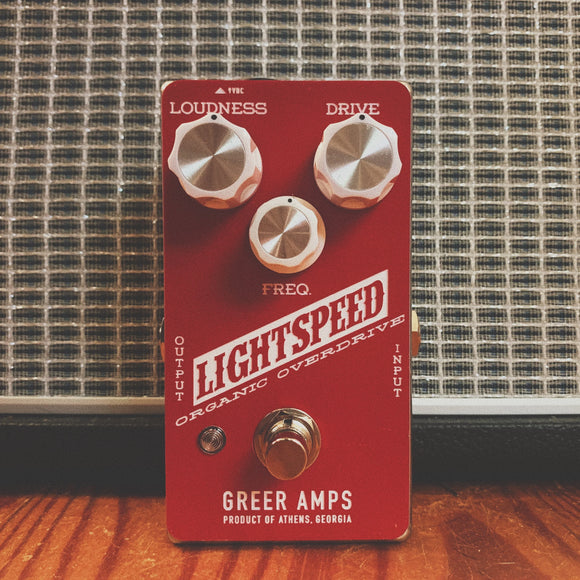 Greer Lightspeed Organic Overdrive - Red/White Finish *Free Shipping in the USA*
