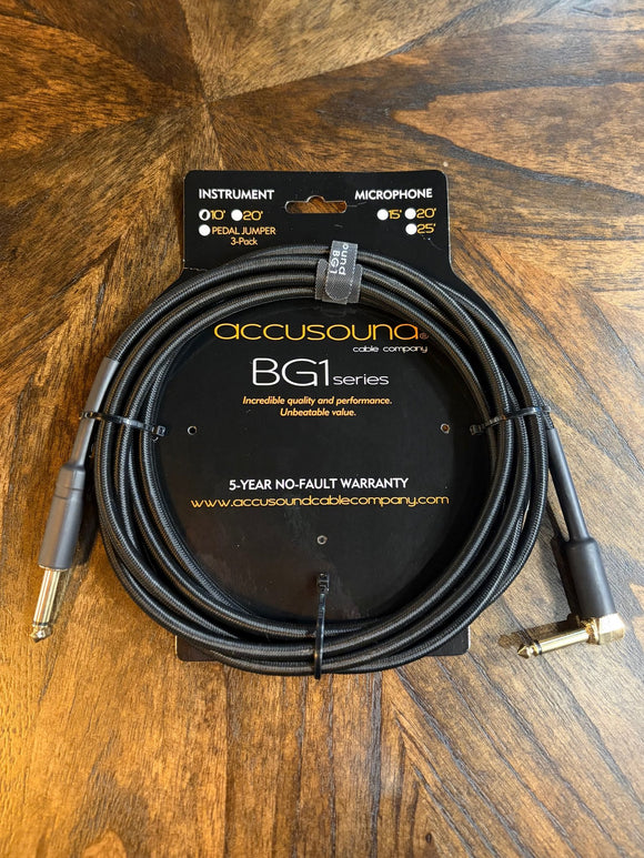 Accusound BG1-10-R 10' Instrument Cable