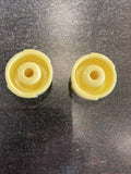 Cream P-K532 Ivory Radio knobs pair NE