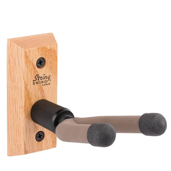 String Swing Wall Mount Banjo Hanger-oak CC01B