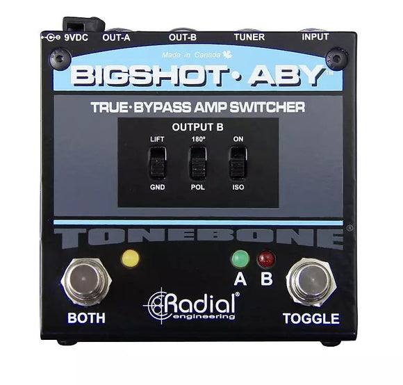 Radial Engineering Bigshot ABY True Bypass ABY Switcher *Free Shipping in the USA*