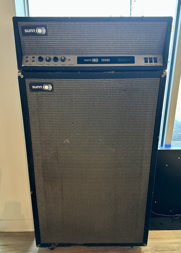 1969 Sunn 2000S Head and matching Sunn 2X15