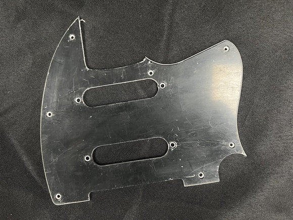 Reverend black tele style pickguard 3 ply - used - project