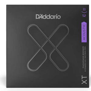 D'Addario XTAPB1152 XT Acoustic Phosphor Bronze, Custom Light, 11-52 2019
