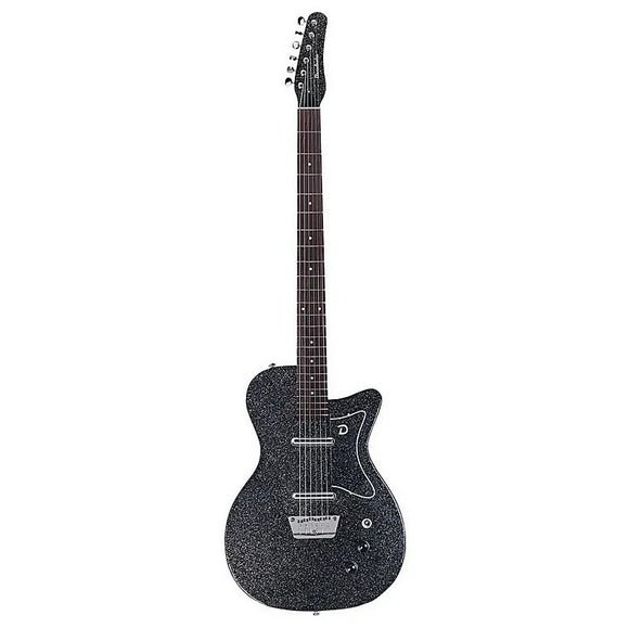 Danelectro D56 Baritone Electric Guitar Black Metal Flake *Free Shipping in the USA*