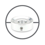Barefoot Buttons V1 Silver Big Bore 17-V1-BB-SV