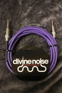 Divine Noise 25ft Instrument Cable ST-ST (Straight-Straight) Purple *Free Shipping in the USA*