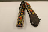 Souldier Marigold Guitar Strap Brown Ends *Free Shipping in the USA*
