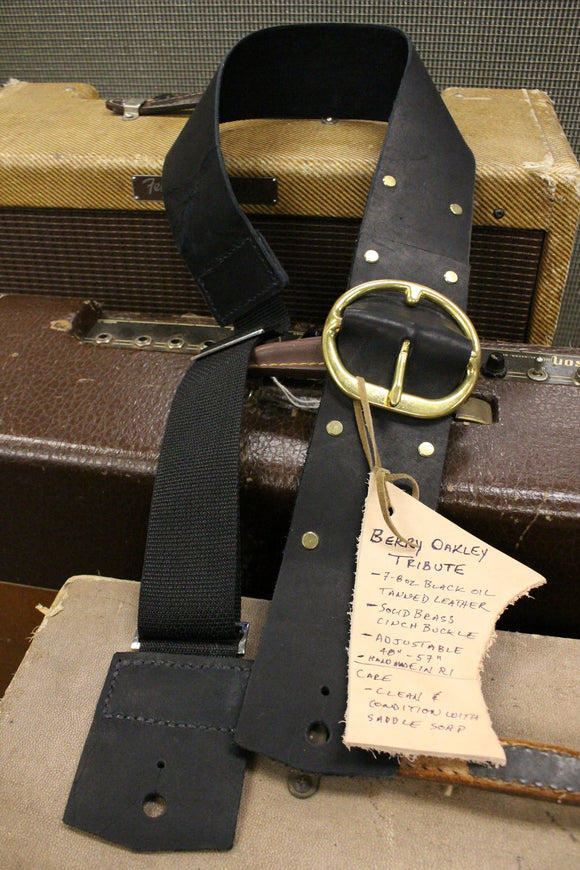 Cheesecake Leathers Berry Oakley Tribute Guitar Strap