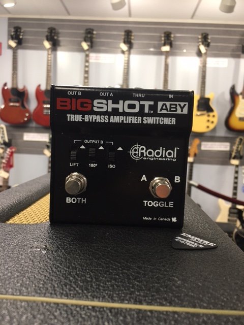 Radial Big Shot ABY True Bypass Amp Switcher Used