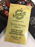 Genuine Lock-It Persian Guitar Strap