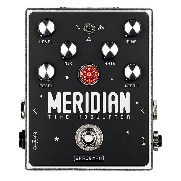 Spaceman Effects Meridian Time Modulator Chorus/Vibrato/Flanger Silver *Free Shipping in the US*