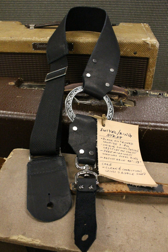 Cheesecake Leathers Swivel/Ring Guitar Strap