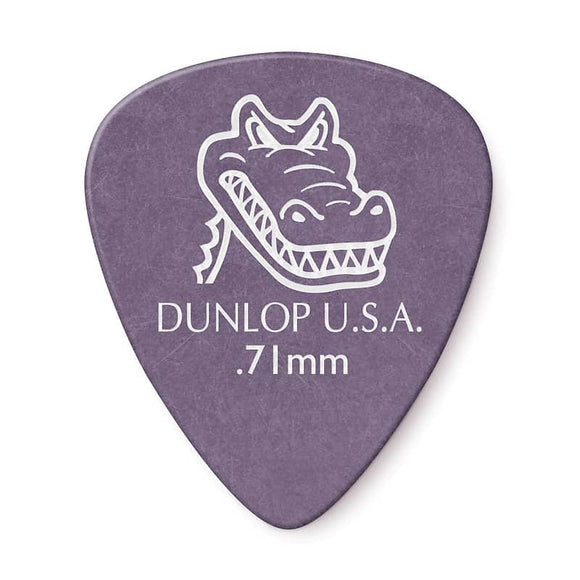 Dunlop Gator Grip Picks  .71mm, 12 Pack- 417P.71