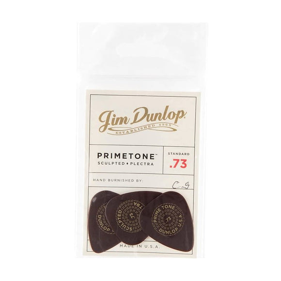 Dunlop Primetone Standard Smooth Pick 3 Pack, 0.73mm- 511P.73