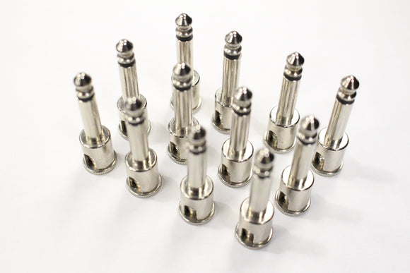 George L's .155 Guitar Connector Nickel (12 pack)