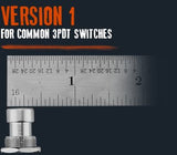 Barefoot Buttons V1 Mini Silver 18-V1-MN-SV