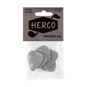 Herco Vintage '66 Picks Heavy, 6 Pack Picks- HEV211
