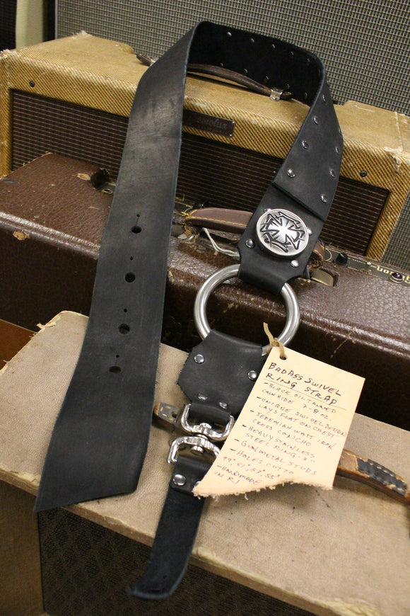 Cheesecake Leathers Badass Swivel Ring Guitar Strap