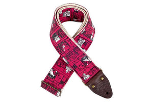 Original Fuzz Silkscreen Guitar Strap in "Ron Gallo" *Free Shipping in the USA*