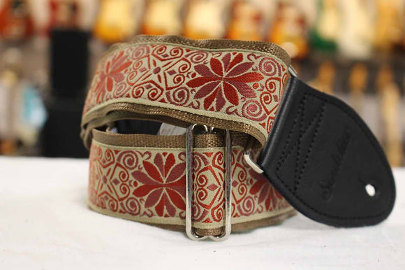 Souldier Dresden Star Guitar Strap Taupe *Free Shipping in the USA*