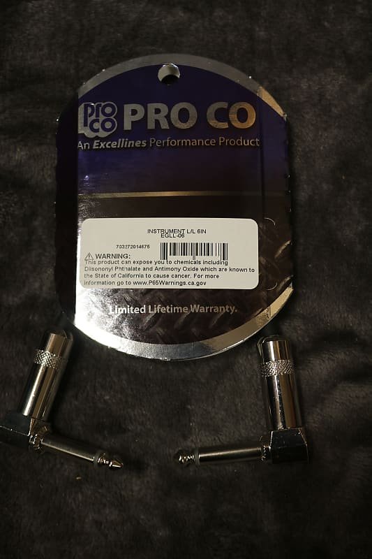 Pro Co EGLL-06 Cable *Free Shipping in the US*