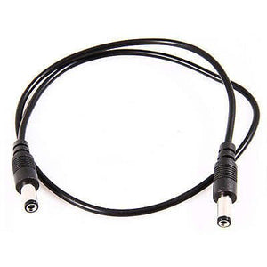 Voodoo Lab PPBAR 2.1mm Standard Polarity Center Negative Straight Power Cable - 18"