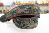 Souldier "Koi" Guitar Strap with Black Leather Ends *Free Shipping in the USA