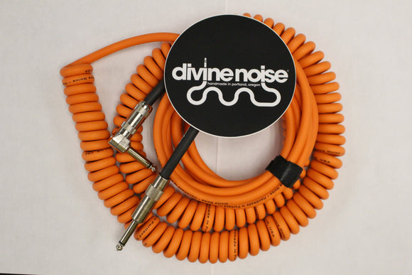 Divine Noise 50/50 Cable Orange 30' Straight / Angle *Free Shipping in the USA*