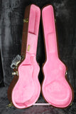 Epiphone Deluxe Brown, LIFTON-STYLE Les Paul Case with Gold-Plated Hardware & Pink Interior