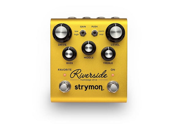 Strymon Riverside Multi-Stage Drive Pedal *Free Shipping in the US*