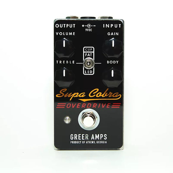 Greer Amplifiers Supa Cobra Overdrive - Discontinued