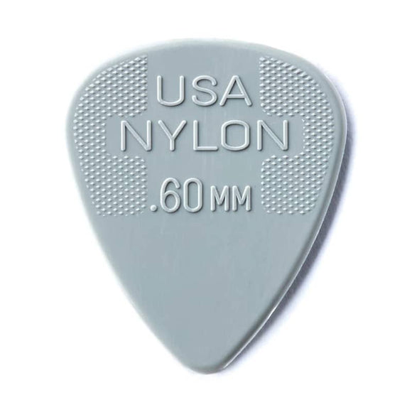 Dunlop Nylon Standard Picks 0.60mm, 12 Pack- 44P.60
