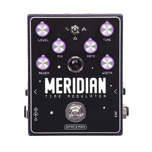 Spaceman Effects Meridian Time Modulator Chorus/Vibrato/Flanger Purple Sparkle *Free Shipping in the US*
