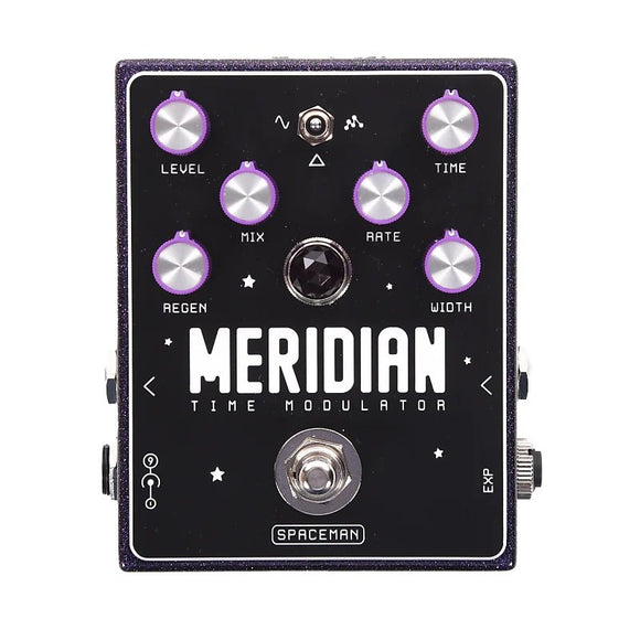 Spaceman Effects Meridian Time Modulator Chorus/Vibrato/Flanger Purple Sparkle *Free Shipping in the US*