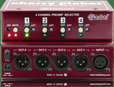 Radial Engineering Cherry Picker 4 Channel Preamp Selector *Free Shipping in the USA*